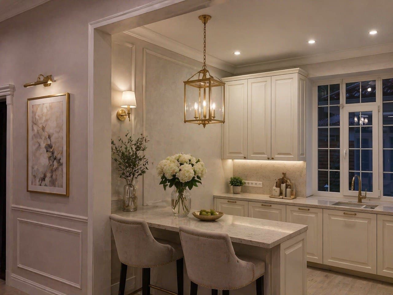 Отточенто decorative surface interior in Barcelona