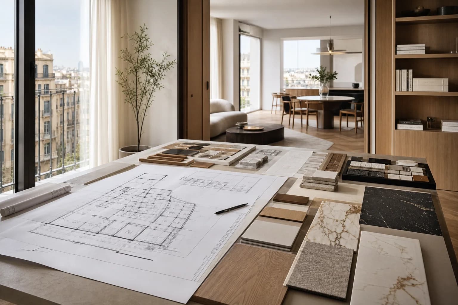 Diseño Interior y Distribución en una reforma de vivienda en Barcelona